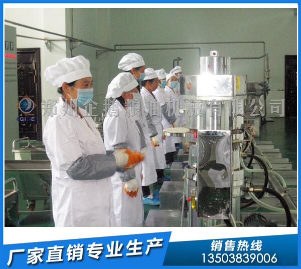 遼寧2噸核桃油生產線,企鵝油脂設備運用自如(圖1) 核桃榨油生產線